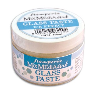 PASTA MIXMEDIA 150ml  PASTA SZKLANA EFEKT LODU STAMPERIA