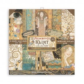 ZESTAW PAPIERÓW 20X20 KLIMT SBBS48 STAMPERIA