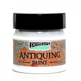 FARBA ANTIQUING 50ML BIAŁA 