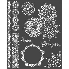 MASKA-SZABLON KSTD068 20X25CM STAMPERIA