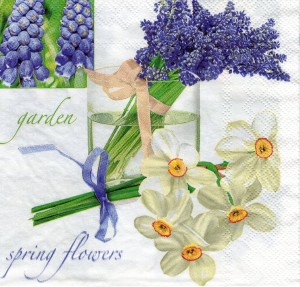 SERWETKA WIOSENNE KWIATY