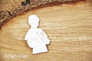 TEKTURKA SYLWETKA SCŁOPCA  2686A SCRAPINIEC