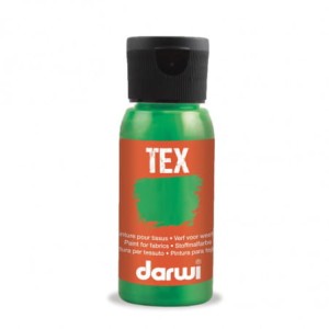 FARBA DO TKANIN TEX  50ML JASNA  ZIELEŃ 611 DARWI