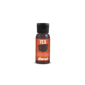 FARBA DO TKANIN TEX  50ML CIEMNY BRĄZ 805 DARWI