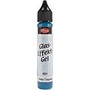 KONTURÓWKA GLAS-EFEKT GEL 25ML TURKUS VIVA