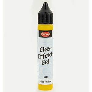 KONTURÓWKA GLAS-EFEKT GEL 25ML ŻÓŁTY VIVA