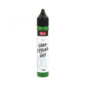 KONTURÓWKA GLAS-EFEKT GEL 25ML ZIELONY VIVA