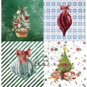 PAPIER 30X30 SIMPLE STORY CHRISTMAS ARKUSZ 2