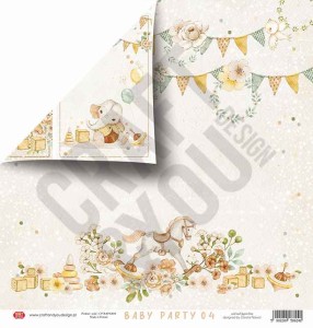 PAPIER 30X30 CM BABY PARTY 04 CRAFT&YOU