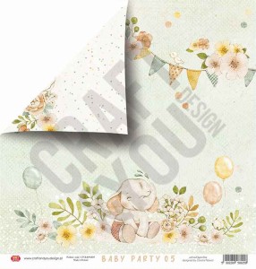 PAPIER 30X30 CM BABY PARTY 05 CRAFT&YOU