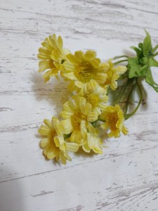 KWIATY MARGARETKI 10SZT ŻÓŁTE