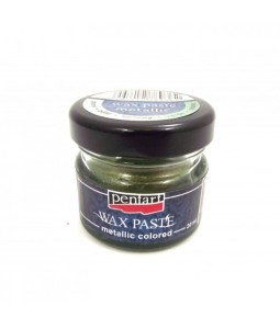 PASTA WOSKOWA METALICZNA 20ML ZIELONA