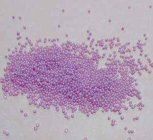 MIKROKULKI 1-1,5 MM 40G WORECZEK LILIOWE PERŁOWE