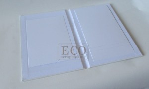 BAZA ALBUM KASKADA PION BIAŁY 150X230 ECOSCRAPBOOKING