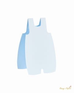 BAZA KARTKA SPODENKI NIEBIESKIE 12,2X21CM