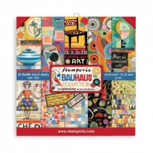 ZESTAW PAPIERÓW 30X30CM BAUHAUS SBBL116 STAMPERIA