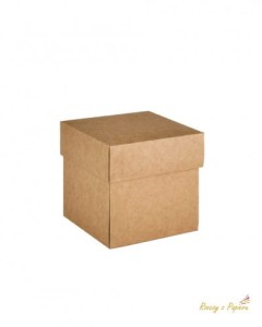 EXPLODING BOX 10X10X10CM KRAFT RZECZY Z PAPIERU