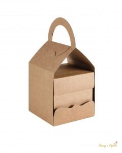 TOREBKA NA EXPLODING BOX KRAFT RZECZY Z PAPIERU