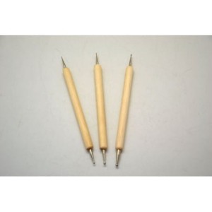 ZESTAW DŁUTEK DO EMBOSSINGU 3 SZT 6 KOŃCÓWEK PENTART