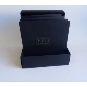 BAZA ALBUM HARMONIJKA W PUDEŁKU 155X155 CZARNA