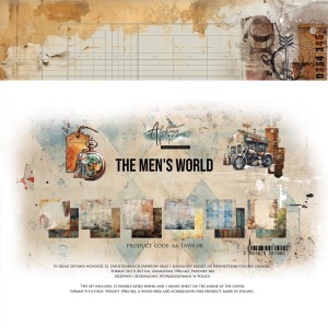 ZESTAW PAPIERÓW 20X20CM THE MEN'S WORLD ALCHEMY OF ART