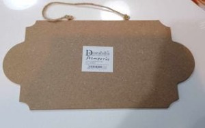 ZAWIESZKA SZYLD TABLICZKA MDF