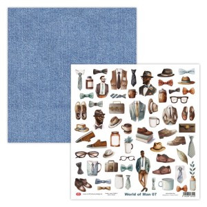 PAPIER 30X30 WORLD OF MAN WYCINANKA 07 CRAFT&YOU