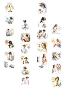 PASEK 30X6 FIRST HOLY COMMUNION 103 DZIEWCZYNKA ALCHEMY OF ART