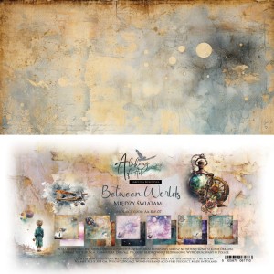 ZESTAW PAPIERÓW 30X30 BETWEEN WORLDS ALCHEMY OF ART KAROLINA BUKOWSKA