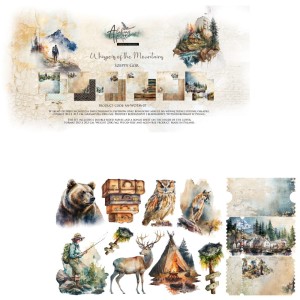 ZESTAW PAPIERÓW 30X30 WHISPERS OF THE MOUNTAINS ALCHEMY OF ART KAROLINA BUKOWSKA