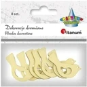 PTASZKI DREWNIANE - 8SZT TITANUM