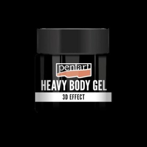 PENTART PASTA HEAVY BODY GEL 50ML CZARNA 