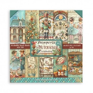 ZESTAW PAPIERÓW 20X20 SBBS112 NUTCRACKER  10SZT