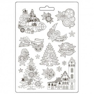 FOREMKA DO ODLEWÓW 21x29,7 cm K3PTA4579 GEAR UP CHOINKA STAMPERIA