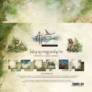 ZESTAW PAPIERÓW 20X20 TALES OF MOSS AND FERN AA-TOMAF-08