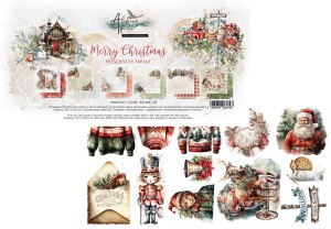 ZESTAW PAPIERÓW 30X30 Merry Christmas AA-MC-07
