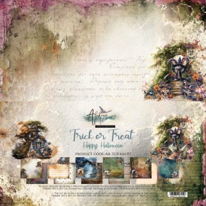 ZESTAW PAPIERÓW 30X30 Trick or treat - Happy Halloween AA-TOT-HH-07