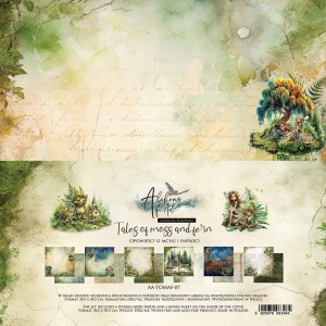 ZESTAW PAPIERÓW 30X30 TALES OF MOSS AND FERN AA-TOMAF-07 