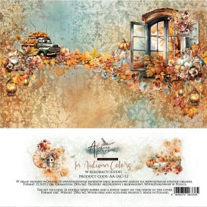 ZESTAW PAPIERÓW 15X15 IN AUTUMN COLORS AA-IAC-12