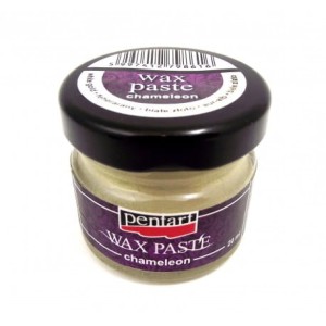 PASTA WOSKOWA BIAŁE ZŁOTO CHAMELEON 20ML PENTART