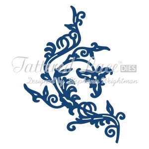 WYKROJNIK TATTERED LACE ORNATE FLOURISH D127