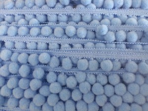 TAŚMA KULECZKI 1metr BABY BLUE - NIEBIESKA