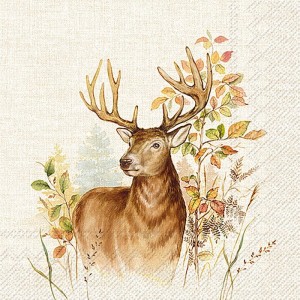 SERWETKA IHR HUNTED DEER CREAM