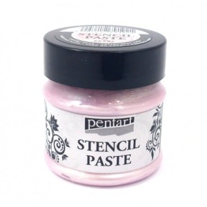 PASTA DO SZABLONÓW 50ML RÓŻOWA PERŁOWA PENTART