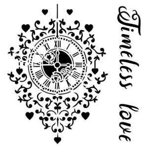 MASKA-SZABLON  TIMELESS LOVE ARTIL14