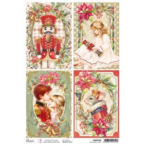 PAPIER RYŻOWY A4 CBRP486 NUTCRACKER CARDS