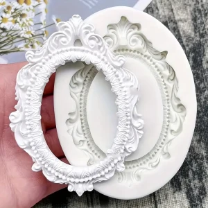 FOREMKA SILIKONOWA RAMKA OWALNA  7,5CMx10CM