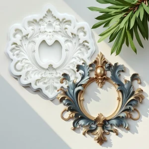 FOREMKA SILIKONOWA RAMKA OWALNA  10,7CMX10CM