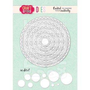 WYKROJNIK KOŁA Z PRZESZYCIAMI CW348 CRAFT&YOU