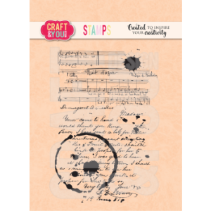 STEMPEL Plamy na liście CS051 CRAFT&YOU